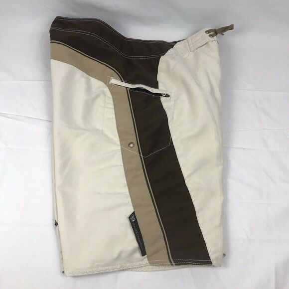 volcom mens‎ board swim surf shorts 36 tan brown - Picture 6 of 10